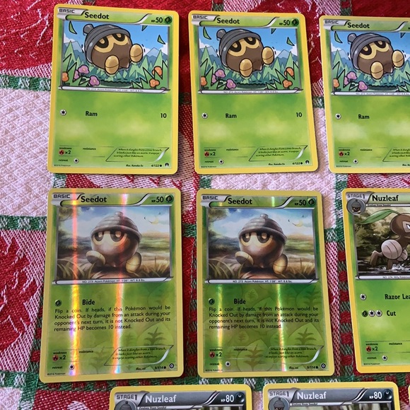 Pokemon TCG Seedot/Nuzleaf/Shiftry Bundle (15 Cards) - Picture 3 of 15